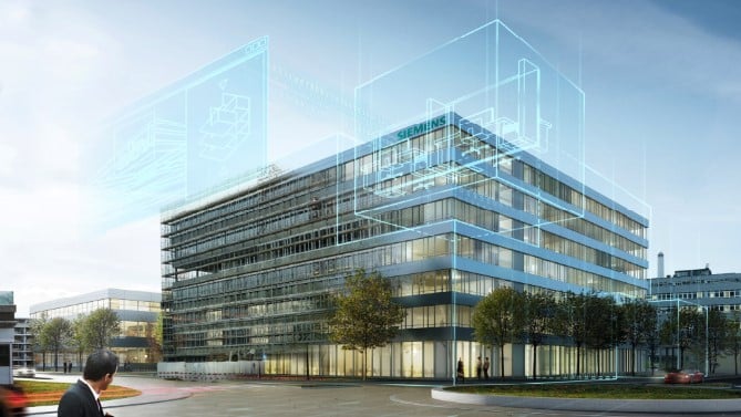 (This Siemens building in Switzerland was constructed using BIM)